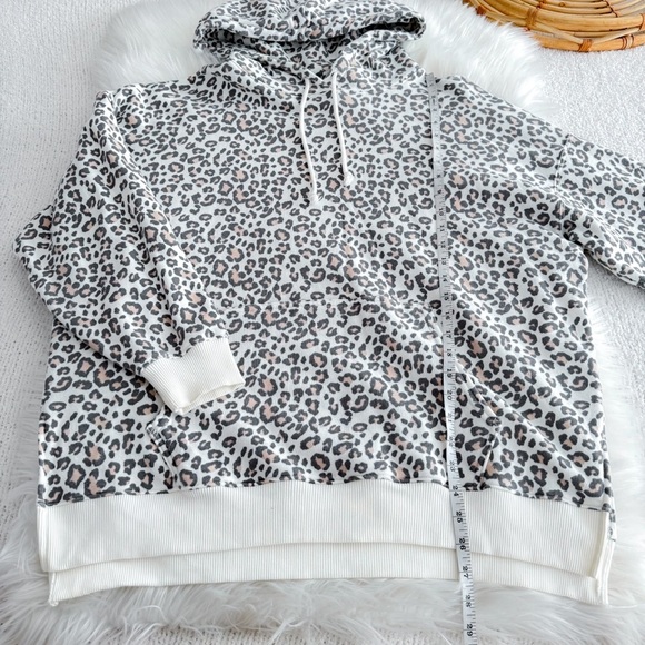 American Eagle Soft Hoodie Sweatshirt Jegging Fit Animal Print Leopard Cheetah - Picture 9 of 10